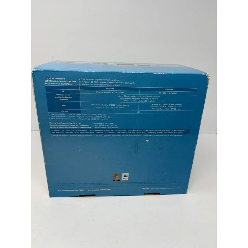 CANON SELPHY CP760 Compact Photo Printer Digital Thermal NEW in Opened Box Works